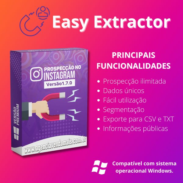 Robô Insta Extractor - Com Painel de Licenças - Instagram - Imagem 3